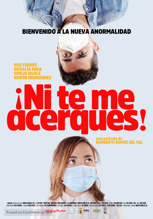 &iexcl;Ni te me acerques! - Spanish Movie Poster