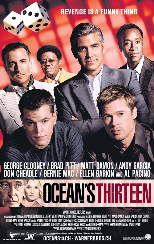 Ocean&#039;s Thirteen - Swiss Movie Poster