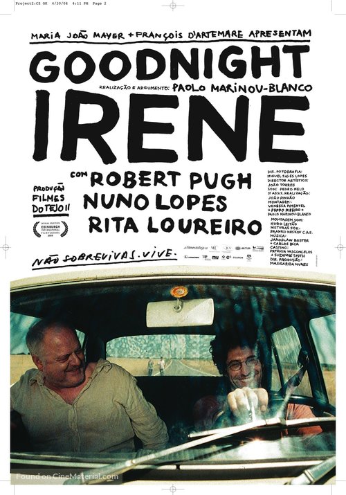 Goodnight Irene - Portuguese Movie Poster