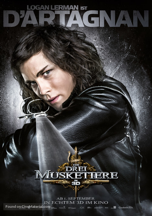 The Three Musketeers - German Movie Poster