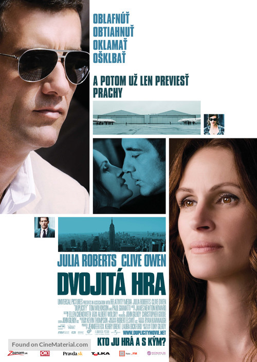 Duplicity - Slovak Movie Poster
