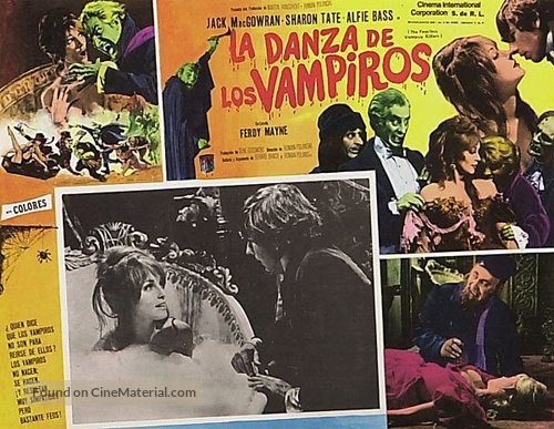 Dance of the Vampires - Mexican Movie Poster