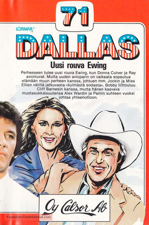 &quot;Dallas&quot; - Finnish VHS movie cover