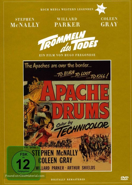 Apache Drums - German DVD movie cover