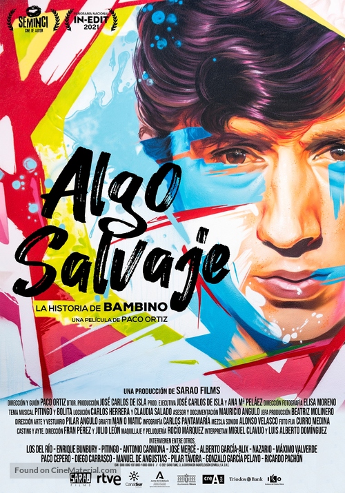 Algo salvaje. La historia de Bambino - Spanish Movie Poster