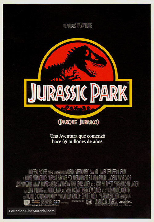 Jurassic Park - Spanish Movie Poster