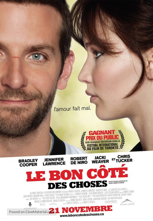 Silver Linings Playbook - Canadian Movie Poster