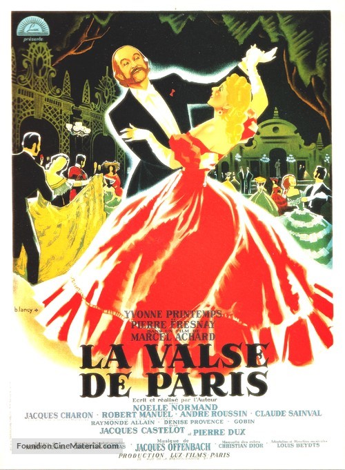La valse de Paris - French Movie Poster