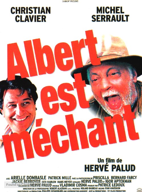 Albert est m&eacute;chant - French Movie Poster