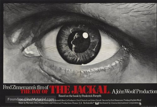 The Day of the Jackal - British Movie Poster