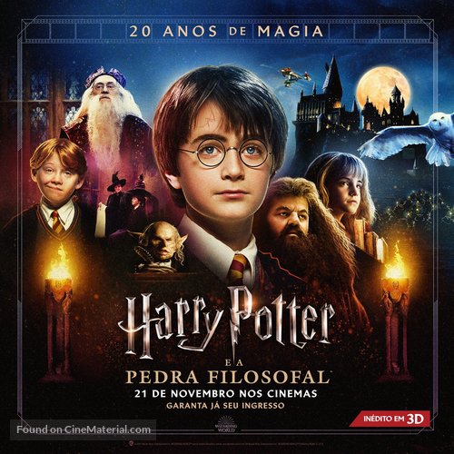 Harry Potter and the Philosopher&#039;s Stone - Brazilian Movie Poster