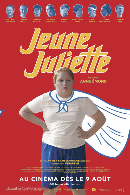 Jeune Juliette - Canadian Movie Poster