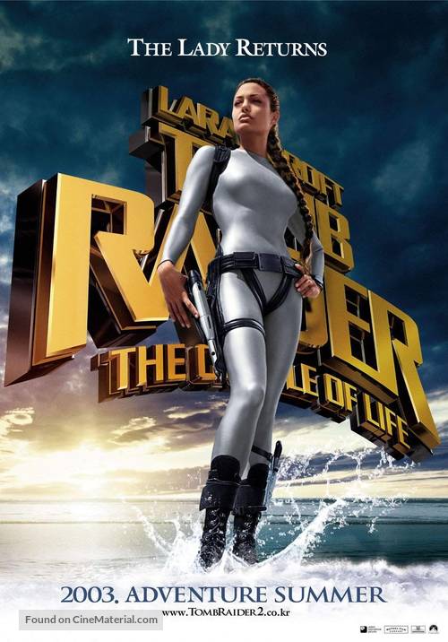 Lara Croft Tomb Raider: The Cradle of Life - South Korean Movie Poster