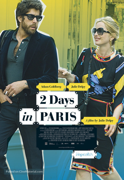 2 Days in Paris - Australian Movie Poster