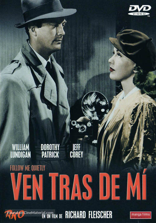 Follow Me Quietly - Spanish DVD movie cover