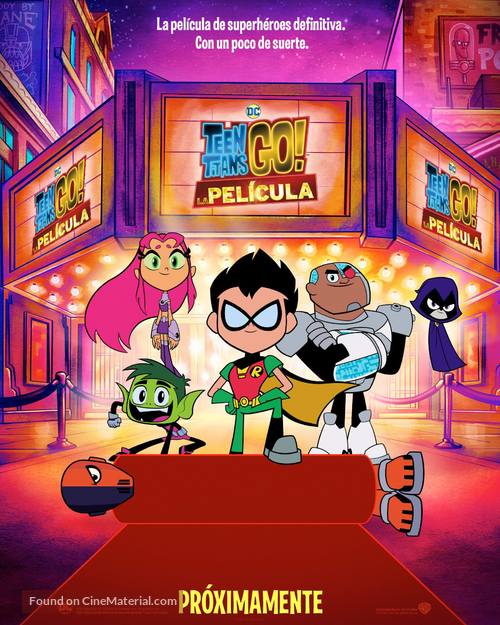 Teen Titans Go! To the Movies - Spanish Movie Poster