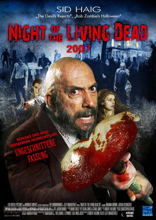 Night of the Living Dead 3D - German Movie Poster
