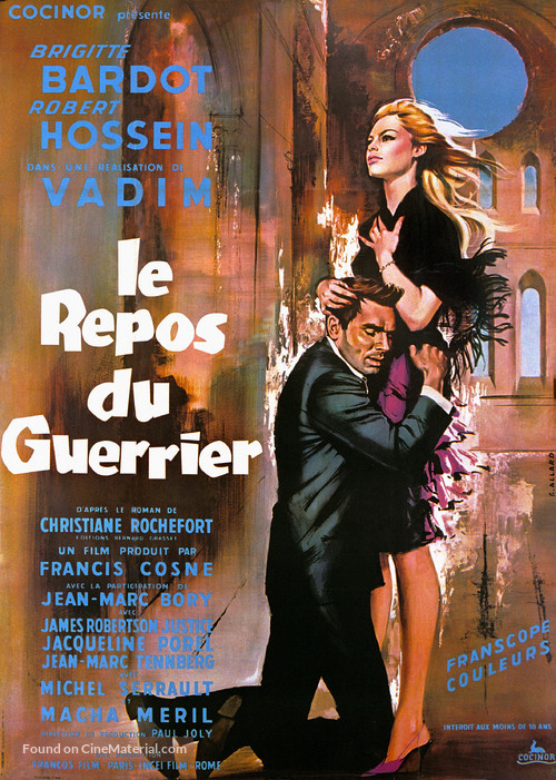 Le repos du guerrier - French Movie Poster