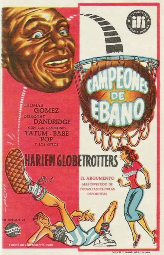 The Harlem Globetrotters - Spanish Movie Poster