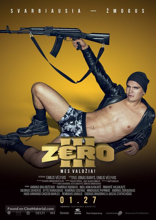 Zero 3 - Lithuanian Movie Poster