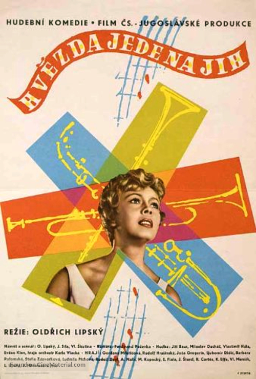 Hvezda jede na jih - Czech Movie Poster