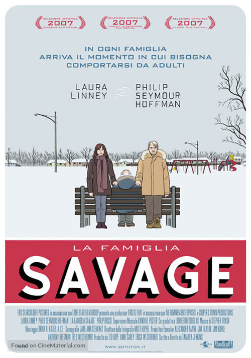 The Savages - Italian Movie Poster