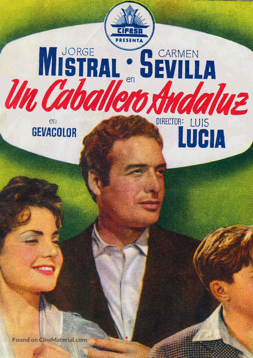 Un caballero andaluz - Spanish Movie Poster