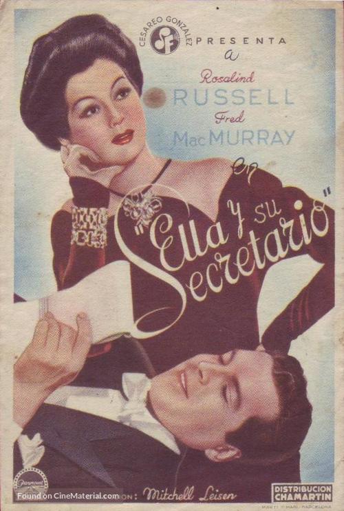 Take a Letter, Darling - Spanish Movie Poster