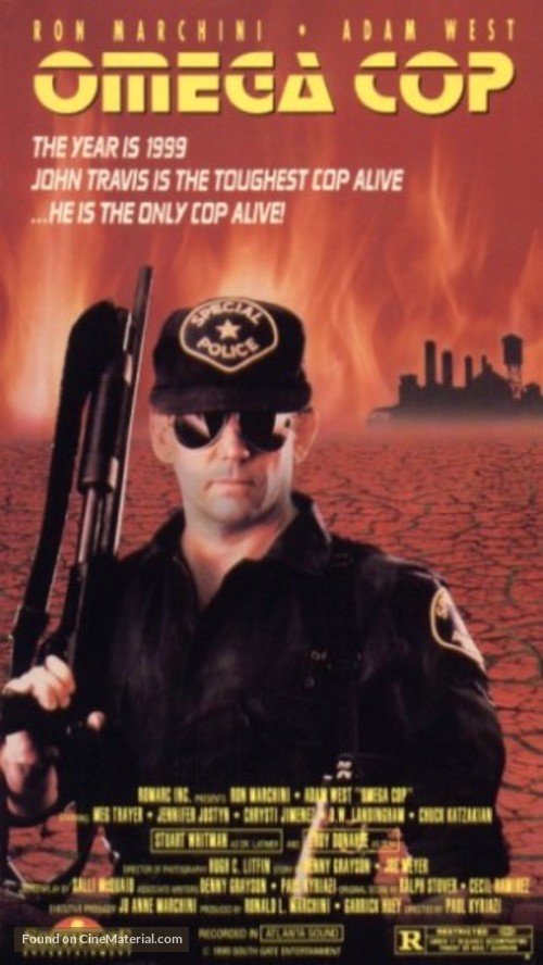 Omega Cop - VHS movie cover