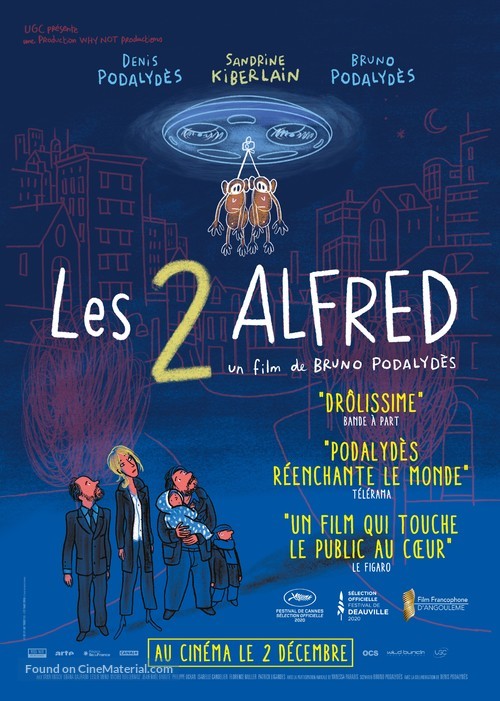 Les deux Alfred - French Movie Poster