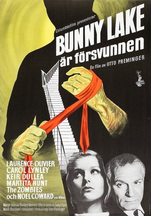 Bunny Lake Is Missing - Swedish Movie Poster