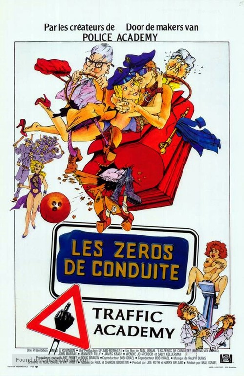 Moving Violations - Belgian Movie Poster