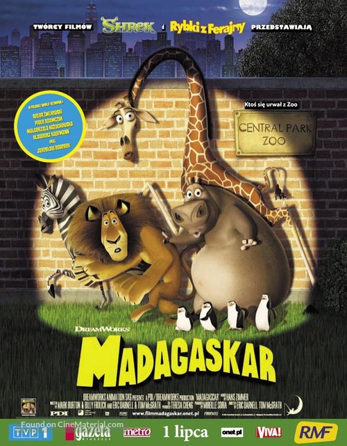 Madagascar - Polish Movie Poster