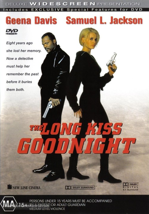 The Long Kiss Goodnight - Australian DVD movie cover