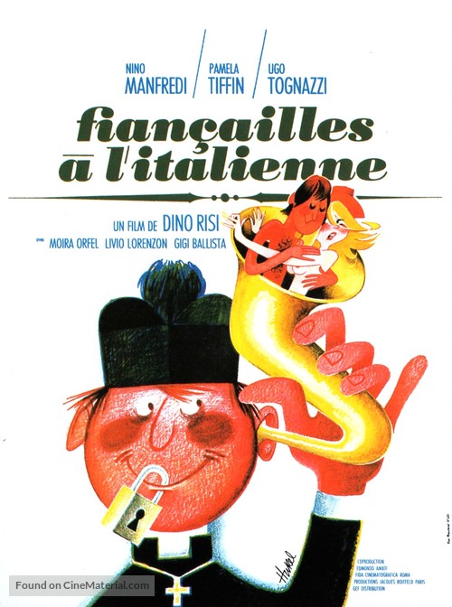 Straziami, ma di baci saziami - French Movie Poster