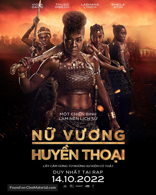 The Woman King - Vietnamese Movie Poster