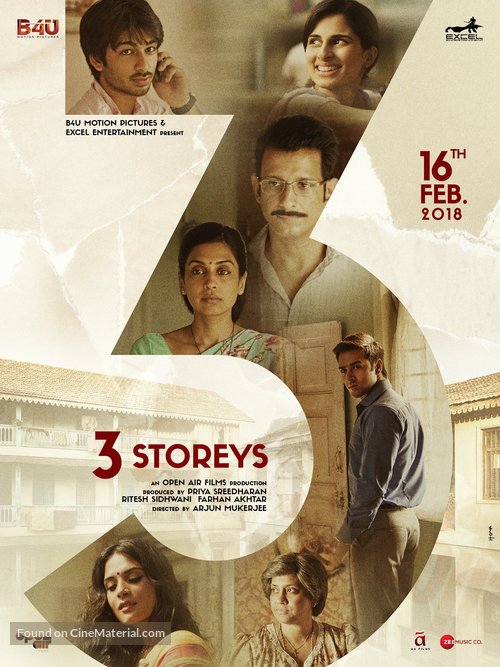 3 Storeys - Indian Movie Poster