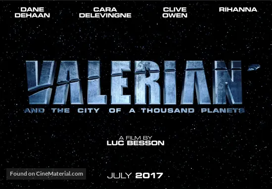 Valerian and the City of a Thousand Planets - Movie Poster