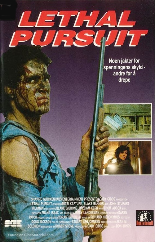 Lethal Pursuit - Norwegian Movie Cover