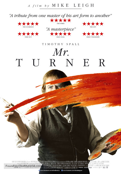 Mr. Turner - Belgian Movie Poster