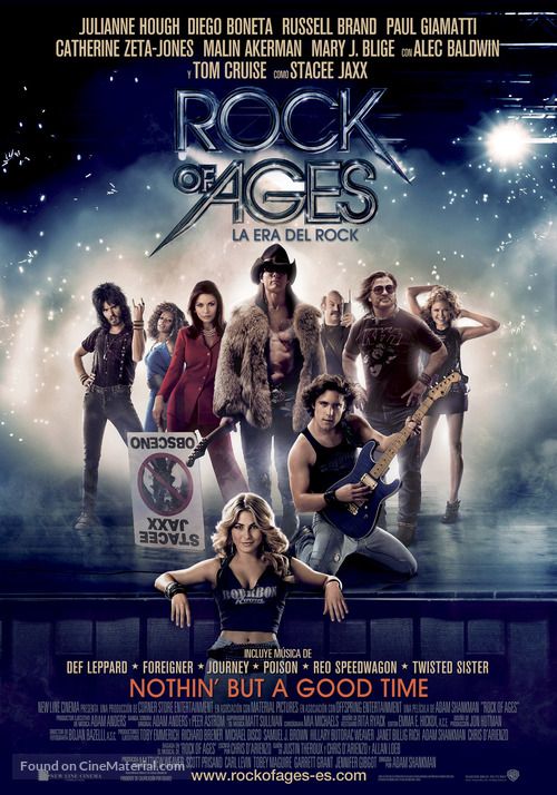 Rock of Ages - Spanish Movie Poster