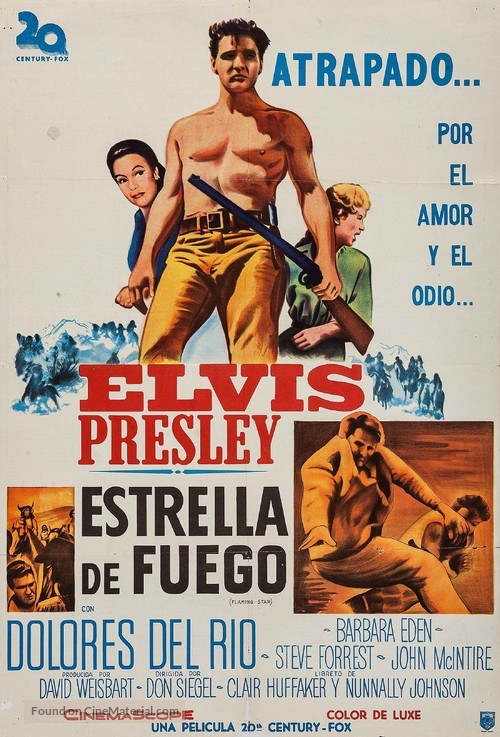 Flaming Star - Argentinian Movie Poster