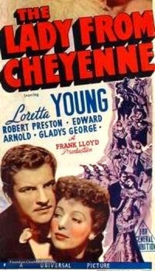 The Lady from Cheyenne - Australian Movie Poster