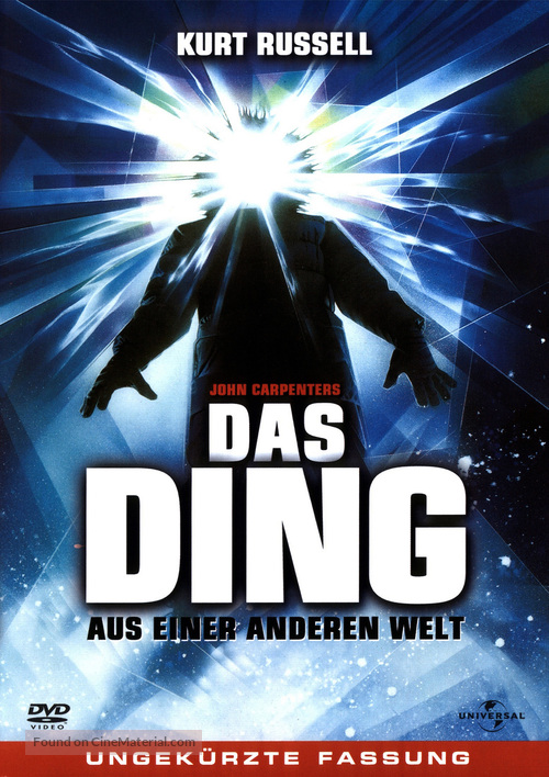 The Thing - German DVD movie cover