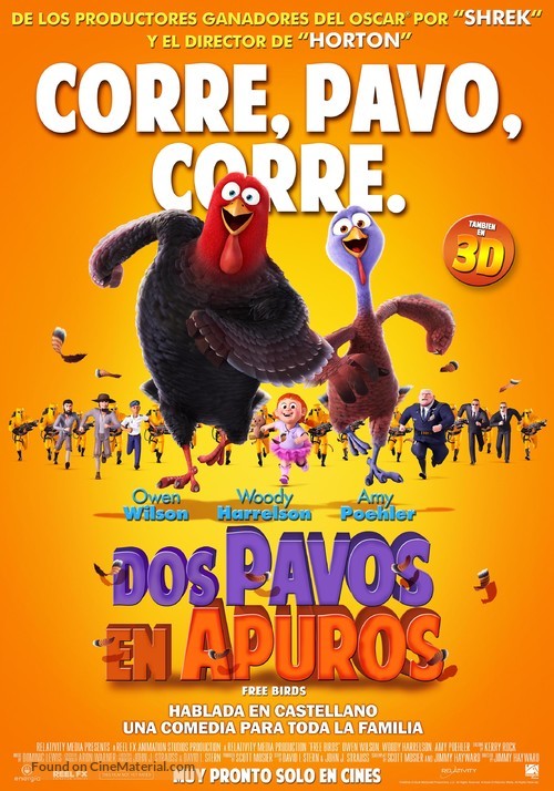 Free Birds - Argentinian Movie Poster