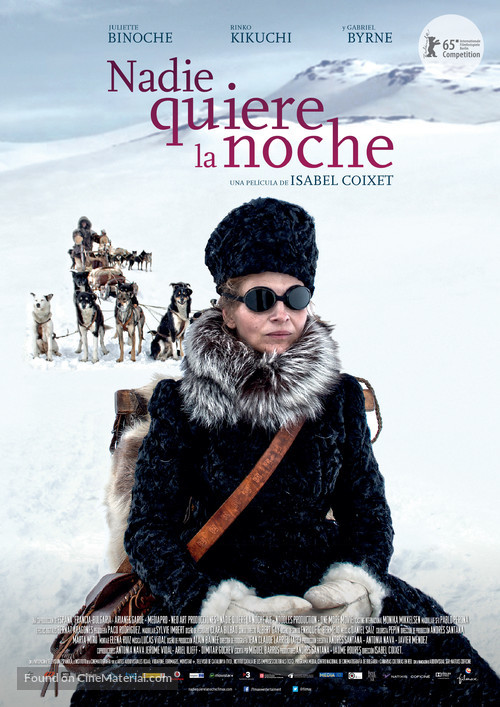 Nobody Wants the Night - Spanish Movie Poster