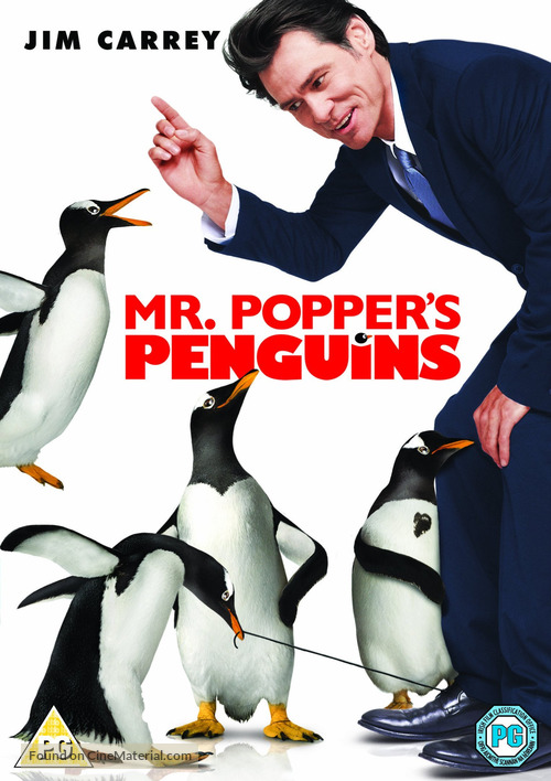 Mr. Popper&#039;s Penguins - British DVD movie cover