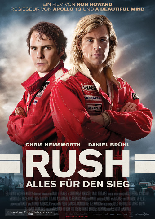 Rush - German Movie Poster