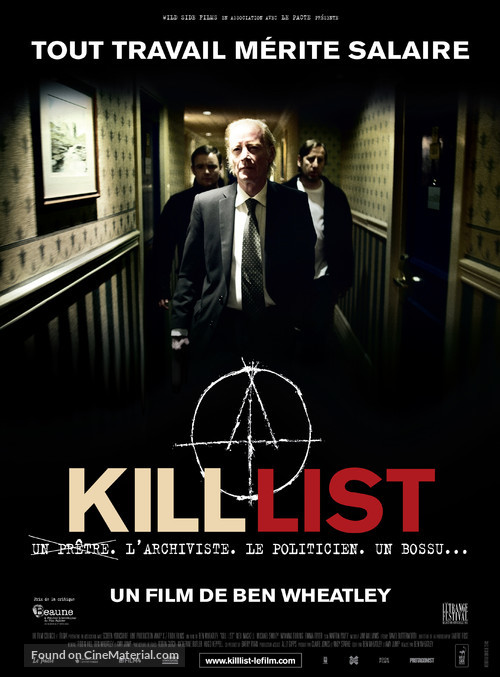 Kill List - French Movie Poster