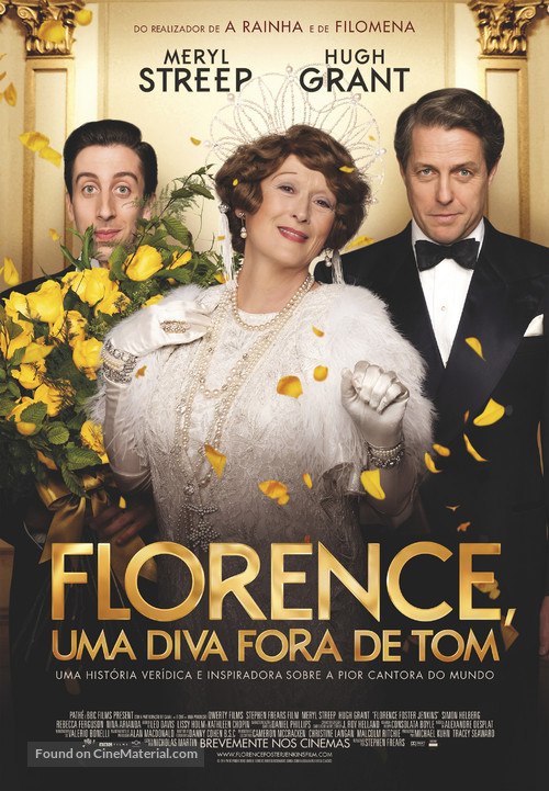 Florence Foster Jenkins - Portuguese Movie Poster